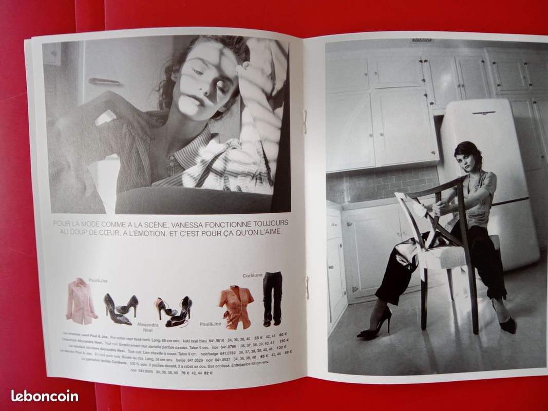 Vanessa Paradis Photos Publicité La Redoute 2003 Mini Catalogue (image 5)
