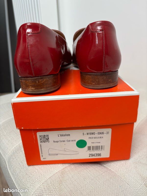 Mocassins vernis rouge bobbies (image 4)