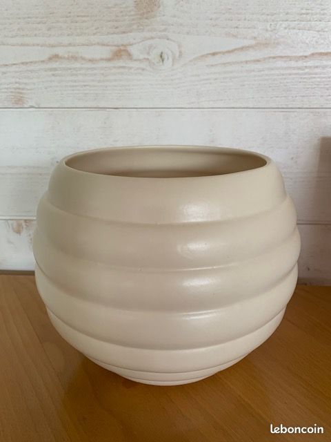 Grand Vase Céramique Saint Clément – Vintage Multicolore – Déco Jardin Ou Intérieur