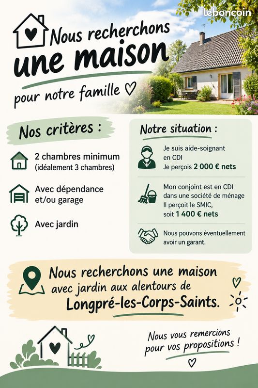 Maison 5 pièces 80 m² · à Breilly · 80 m² · 800 €/mois