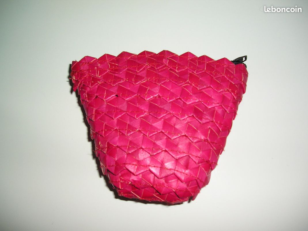 Porte-monnaie fuchsia NEUF (image 1)