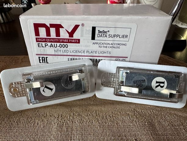 Pack modules de plaque led pour Audi A3 8L - A4 B5 Pack modules de plaque led pour Audi A3 8L - A4 B5