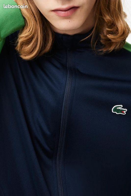 Ensemble Survêtement Lacoste Marine et Vert T. L/XL - Neuf (image 5)