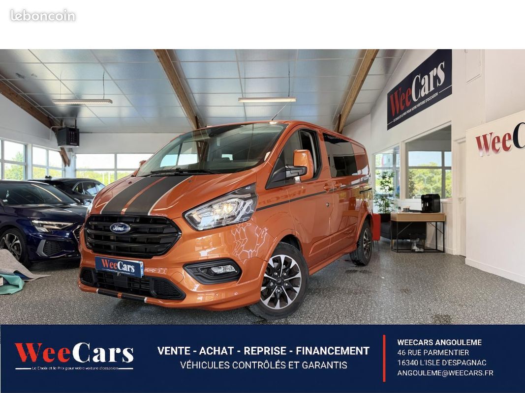 FORD TRANSIT CUSTOM 2.0 TDCi - 170 CH- BVA S&S - Garantie 12 mois (image 1)
