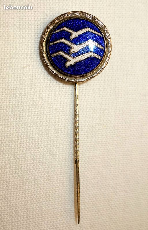 INSIGNE ÉPINGLE VINGT ans profil du duce Benito Mussolini Dux EUR 55,27