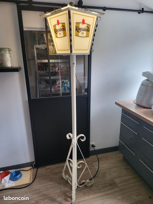 Enseigne Lumineuse Lowenbräu – Bière – Luminaire Industriel Vintage – Création Artisanale