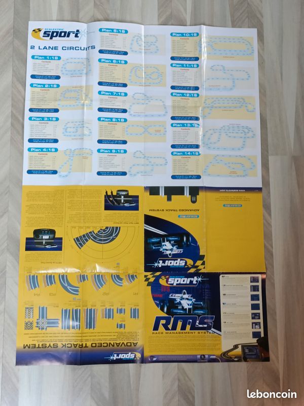 Scalextric "Sport" catalogue-dépliant (image 2)