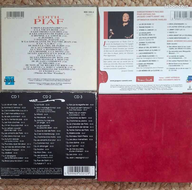 1CD 6 cassettes audio 2 coffrets CD (image 2)