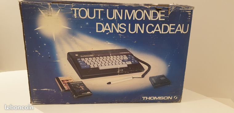 Gros Pack Ordinateur Vintage Thomson MO5 – Console De Salon – Comme Neuf