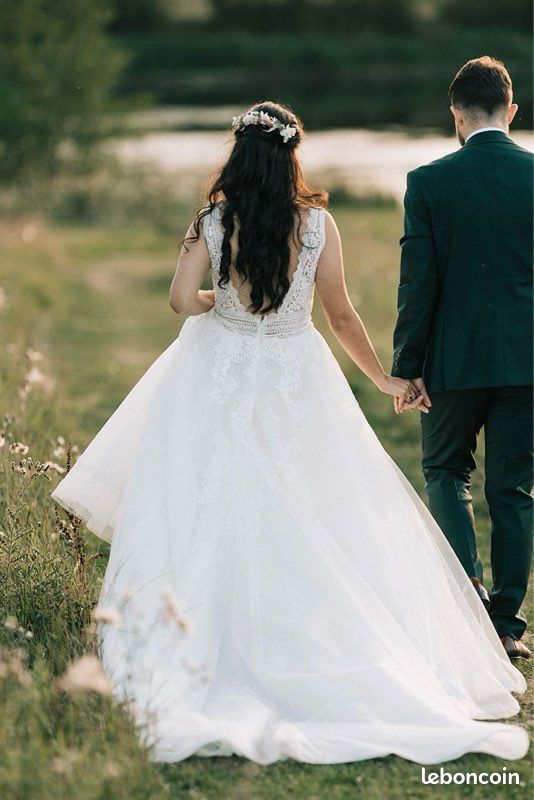 Wedding Dress Robe De MariÃ©e Turquoise Et Blanche Kalinga Ashok