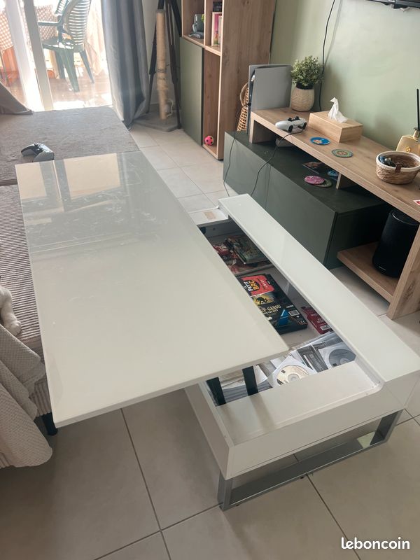 Table basse relevable (image 2)