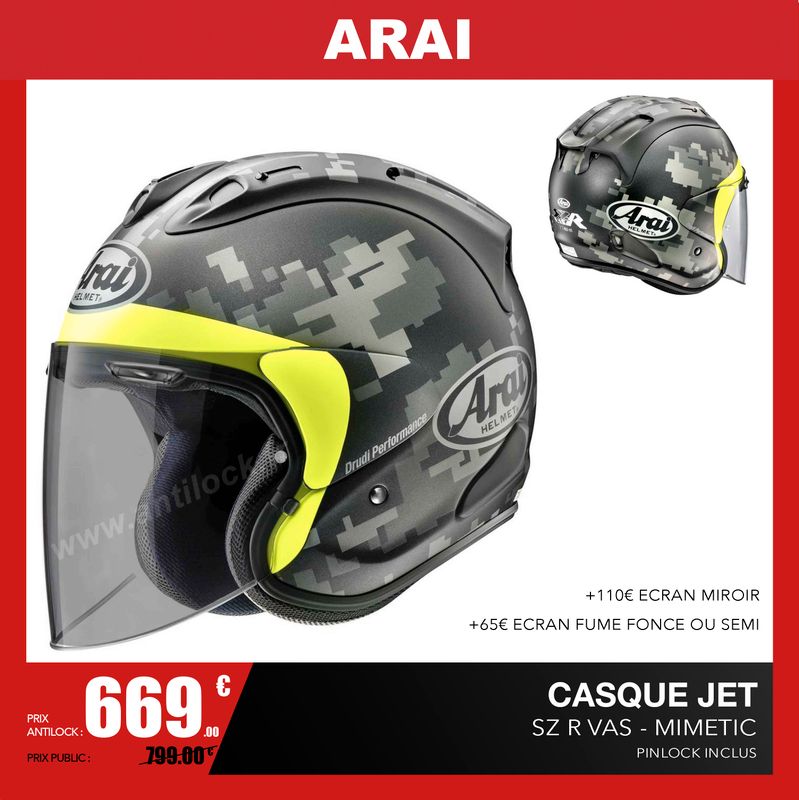 Casque Jet Arai SZ-Ram X - Arai / Casques / Jet
