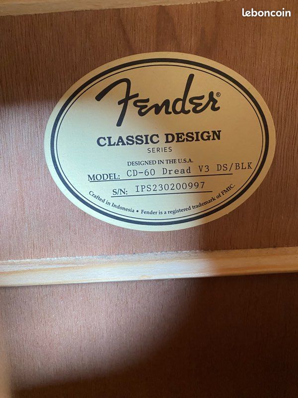 Guitare Folk Fender (image 3)