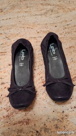 Ballerines Jessica Simpson En Daim Gris Clair - Taille US 6.5, Occasion, Style Ballet Coloré