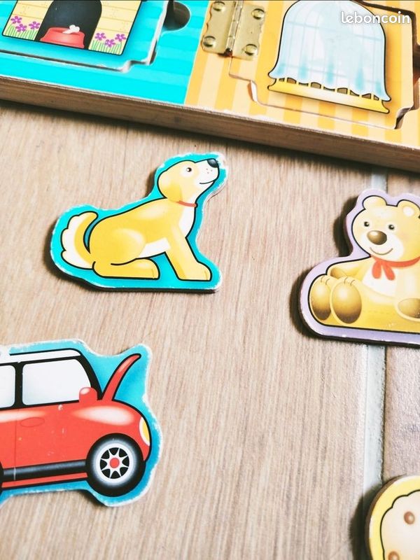 Melissa & Doug - jeux de société avec engrenage magnétique