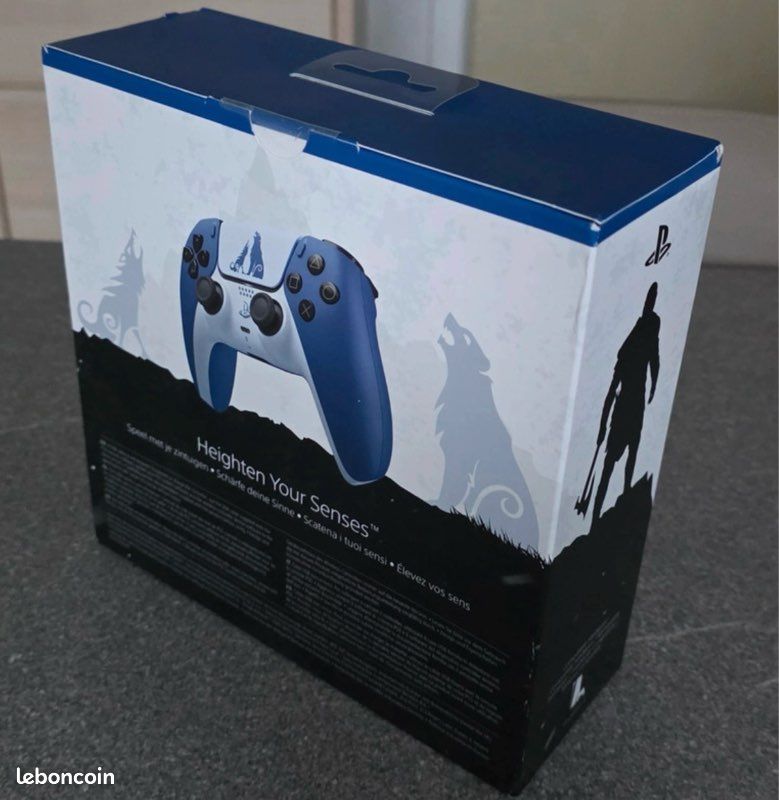Manette PS5 DualSense God Of War Ragnarök – Édition Limitée, Neuve Sous Blister