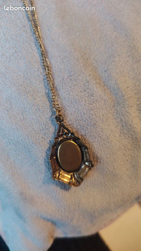 Collier Ancien Art Déco Vintage - Métal - Occasion - Sans Marque