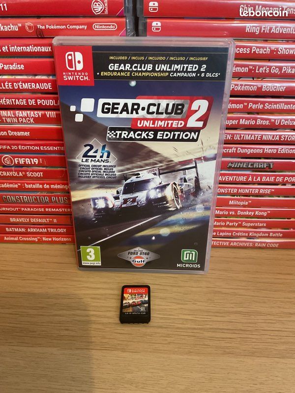 Le Mans Gear Club Tracks Edition Jeu Switch Gear Club Unlimited