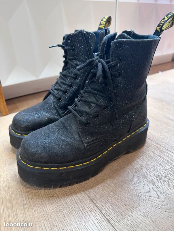 Dr Martens Jadon Glitter Chaussures