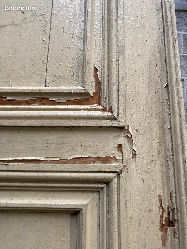 Porte ancienne poussant droit (image 2)