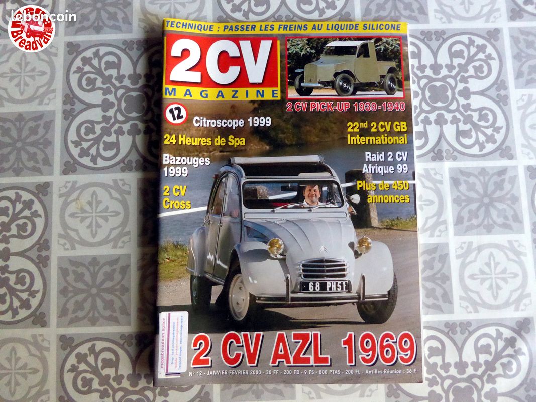 2CV Magazine N°12 - Janvier-Février 2000 - 2CV AZL 1969 (image 1)