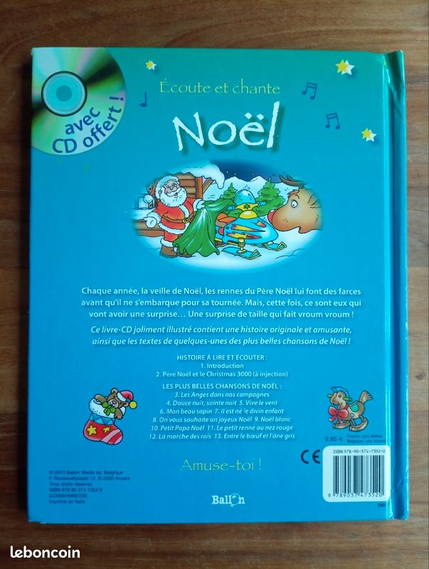 Livre Écoute et chante Noël (image 2)