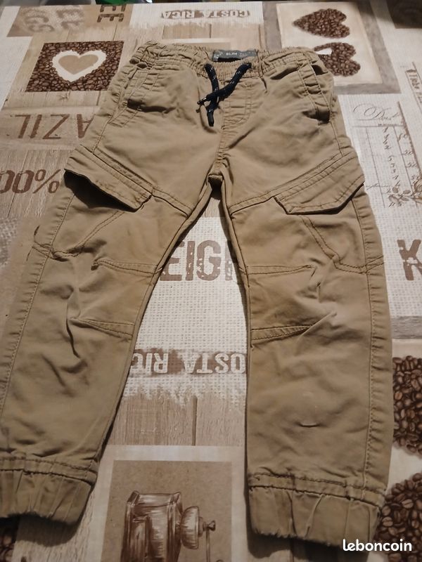 Pantalon cargo garçon 3/4 ans Vêtements