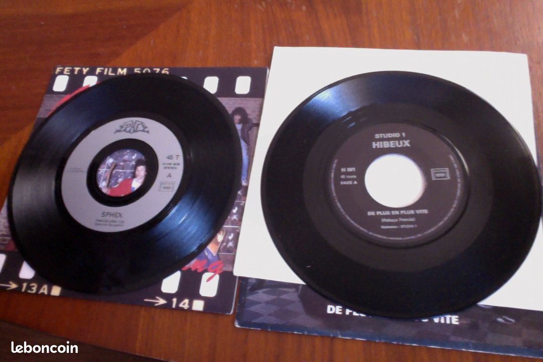 Vinyles 45 tours metal hard rock français Hibeux Sphex (image 3)