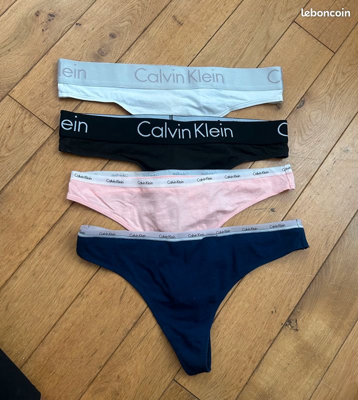 String Le Bon Coin VÃªtement Femme Occasion Lot String Calvin