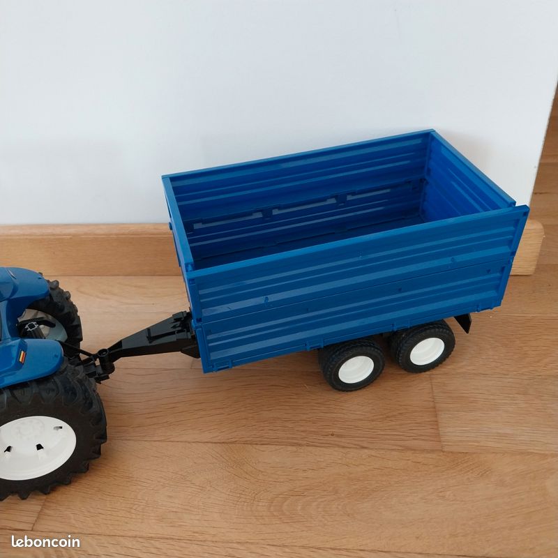 Tracteur New Holland t 8040 avec remorque (image 6)