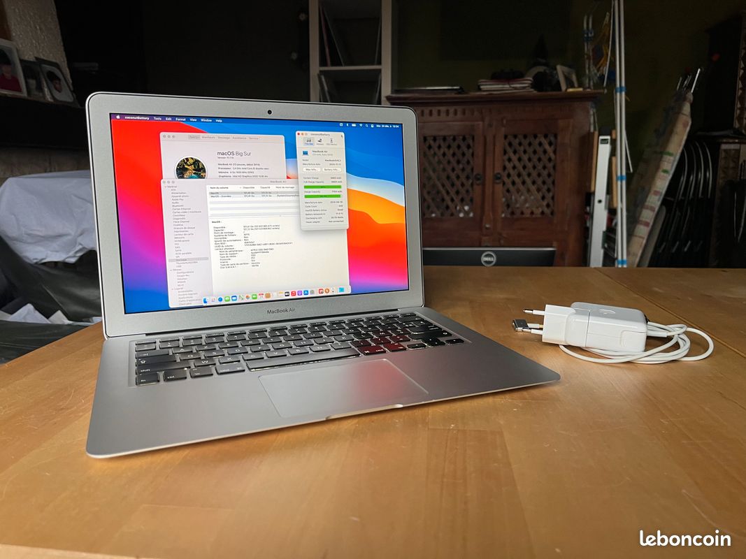 MacBook Air 13’3 de 2014 Intel Core i5 1,4Ghz 4Go Ram, SSD 120go, batterie 95% (image 11)