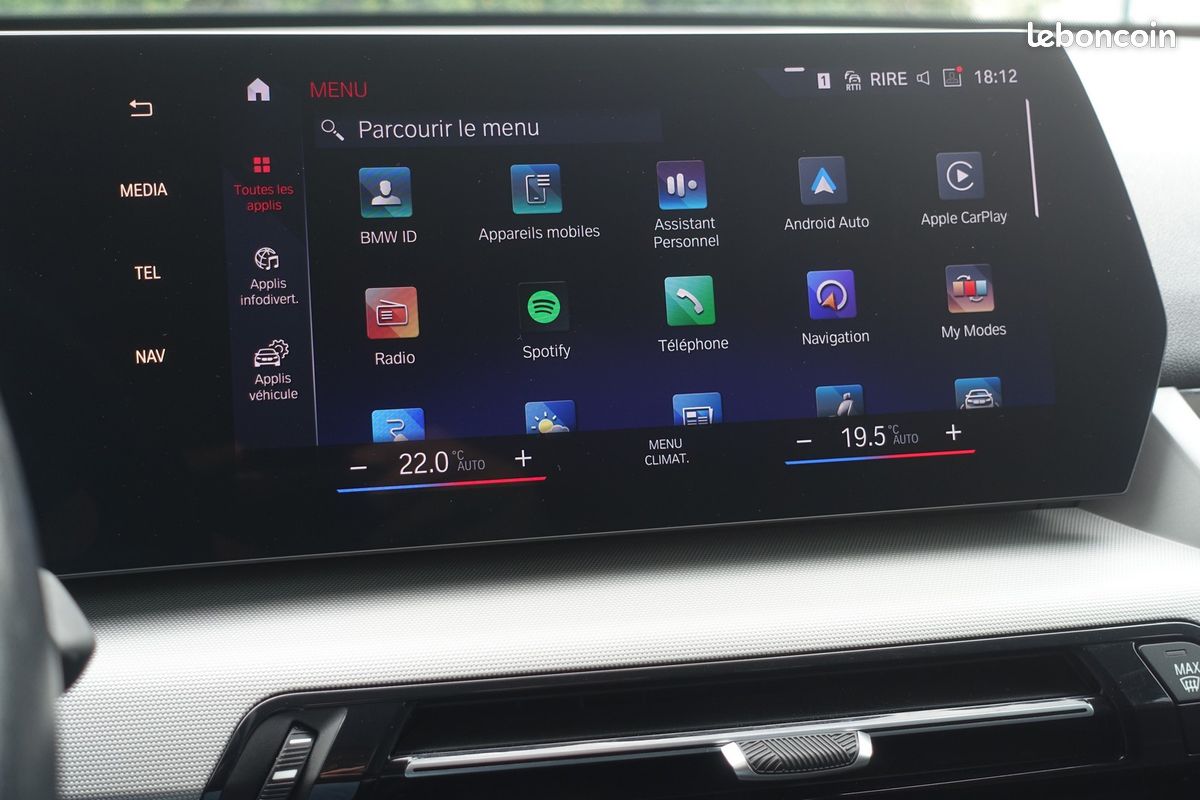 X1 Hybride Rechargeable X-Drive 25ea BVA 245ch Live Cockpit/Cuir/Grd Gps Europe/Caméra/Carplay/Régulateur/LED/Attelage/1*Main/Garantie 12 mois (image 10)