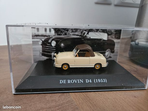 Modèle Réduit 1:43 De Rovin D4 1950 Marron Par Atlas - Boîte Non Ouverte - Collection