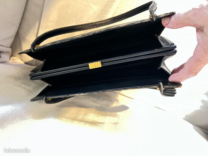 Sac a main cuir vintage (image 3)