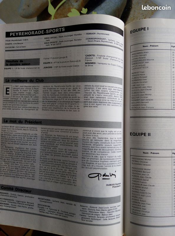 Le grand livre du Rugby français 1981-1982. TBE (image 3)