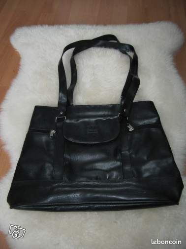 Grand sac à main noir F56 (image 1)