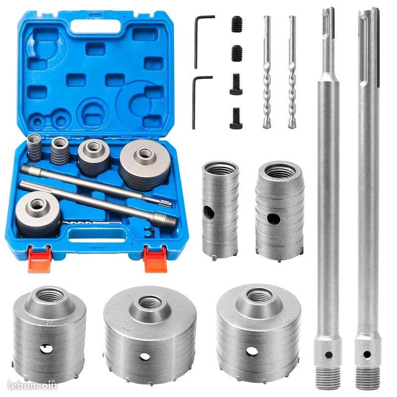 Perforateur Sds Max Scie Cloche Trepan Couronne Diamant Carotteuse Béton Adaptateur SDS Perceuse Beton