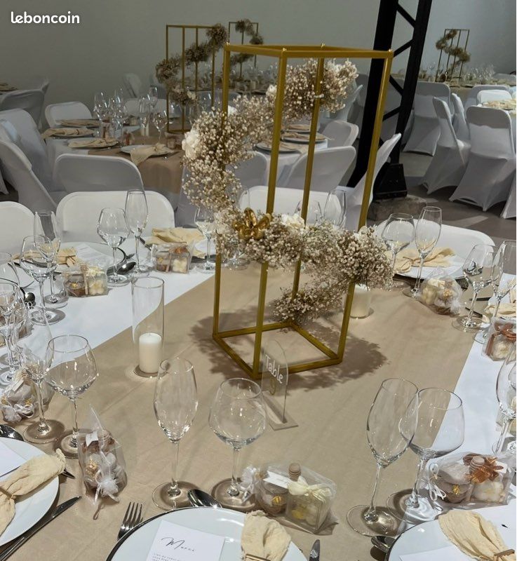 Centres de table doré (image 1)