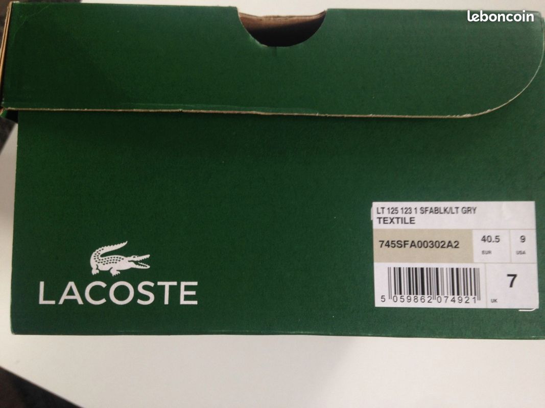 Basket Lacoste taille 40,5 (image 3)