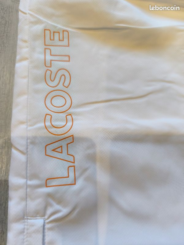Bas de Jogging blanc LACOSTE homme Neuf (image 5)