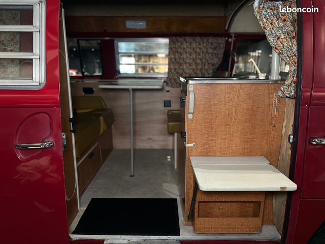 Volkswagen Combi T2 A High Roof 1.6 1600 VASP 5 Places Aménagé 1971 Van t2a t2b Attelage Prêt à Livrer (image 6)