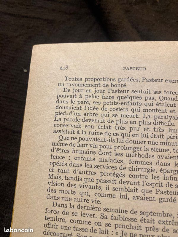 Livre Pasteur Abrégé de la vie de Pasteur de René Vallery - n49n (image 4)
