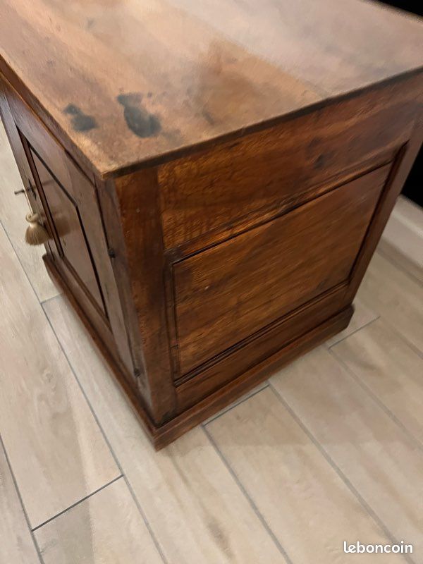 Meuble ancien de rangement en bois massif, confiturier (image 5)