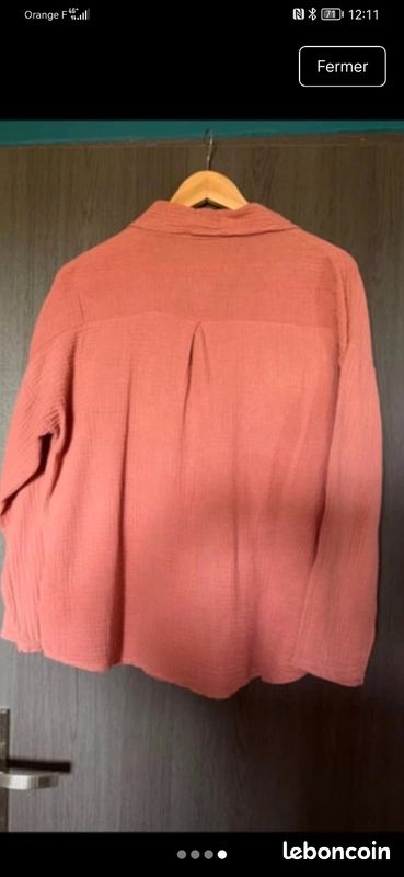 Chemise en gaz de coton (image 4)
