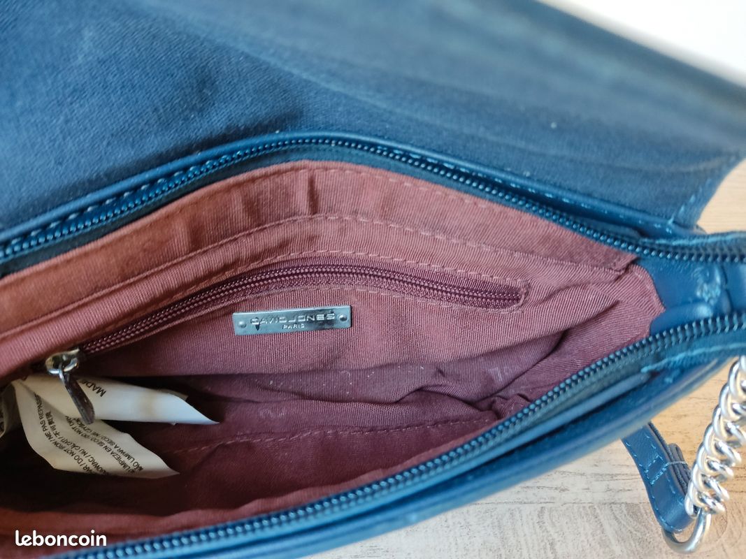 Petit sac bleu David et Jones (image 7)