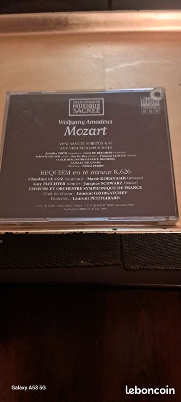 Mozart requiem veni sancte spiritus eblouissante musique sacree cd (image 2)