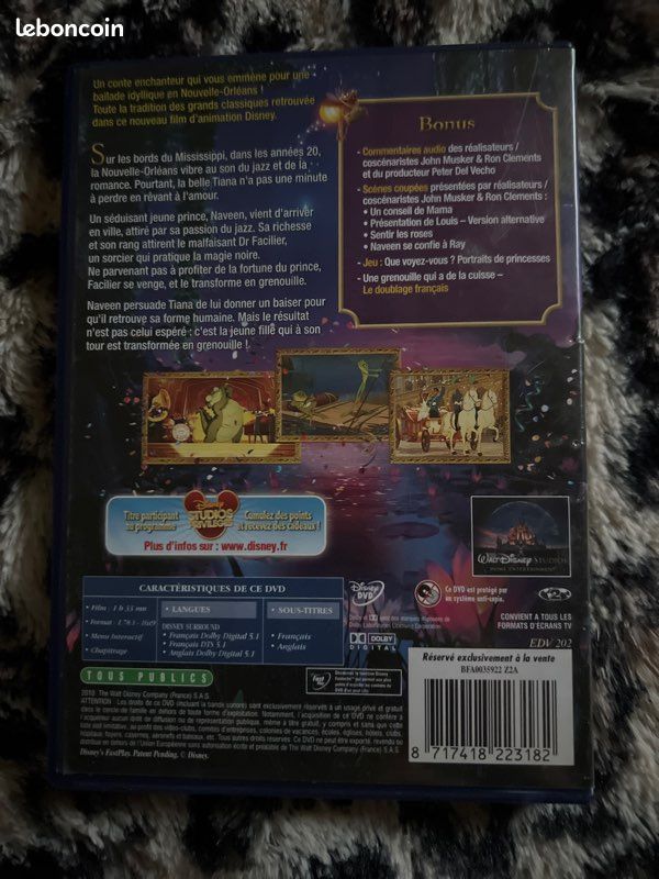 DVD La Princesse et la Grenouille (image 2)