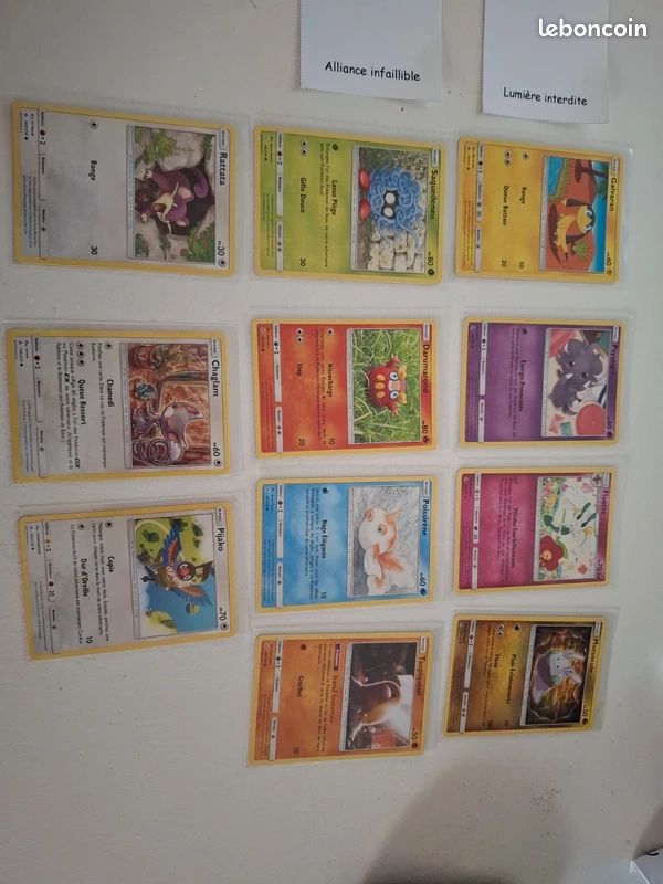 Pokémon lot de 16 cartes (image 1)