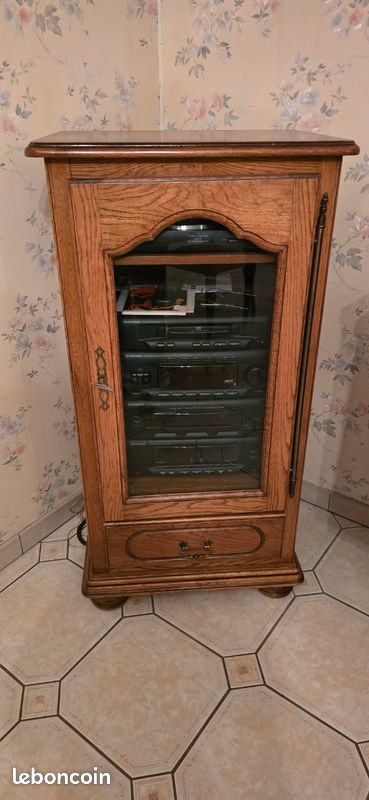 Meuble HI-FI, dessus relevable et tiroir (image 7)