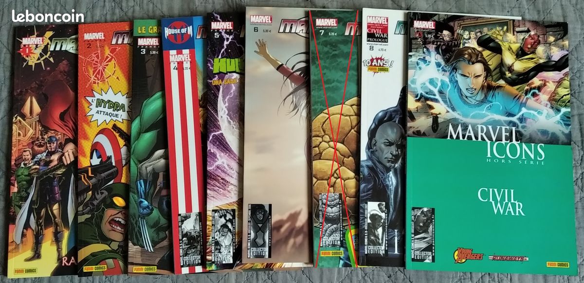 Marvel Icons hors série numéros 1 à 6, 8, 10, 17, 18 et 20 à 23 (image 1)